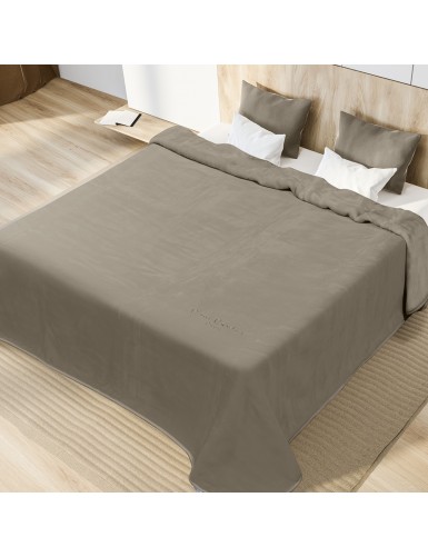 ΚΟΥΒΕΡΤΑ KING SIZE 240X260 PIERRE CARDIN NANCY 545 TAUPE(55)