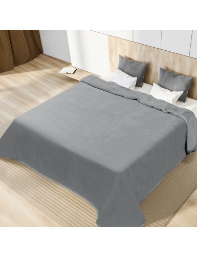 ΚΟΥΒΕΡΤΑ KING SIZE 240X260 PIERRE CARDIN NANCY 545 GREY(51)