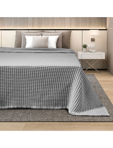 ΚΟΥΒΕΡΤΑ ΠΙΚΕ KING SIZE ADAM HOME 240X260 GREY