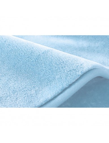 ΚΟΥΒΕΡΤΑ ΙΣΠΑΝΙΑΣ ΜΟΝΗ 160X220 BELPLA STER PLAIN LIGHT BLUE(3)