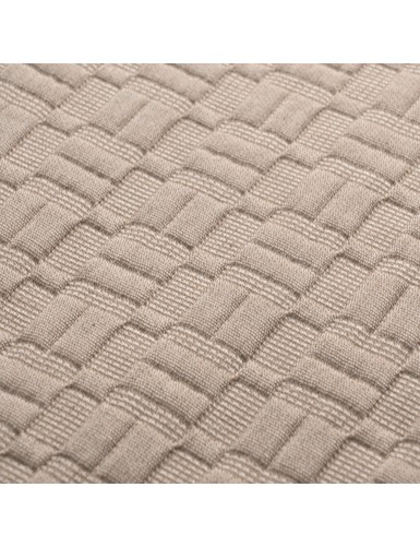 ΚΟΥΒΕΡΤΑ ΖΑΚΑΡ ΥΠΕΡΔΙΠΛΗ MATLASSE ROMVIA 230X270 BEIGE (360 gsm)