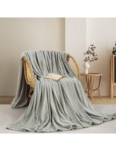 ΚΟΥΒΕΡΤΑ FLEECE ΗΜΙΔΙΠΛΟ 180X240 ADAM HOME (550) OLIVE GREEN(51)