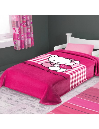 ΚΟΥΒΕΡΤΑ ΙΣΠΑΝΙΑΣ ΜΟΝΗ 160X220 BELPLA STER 272 FUCHSIA