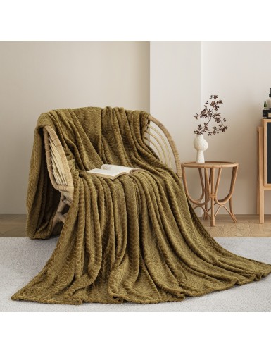 ΚΟΥΒΕΡΤΑ FLEECE ΗΜΙΔΙΠΛΟ 180X240 ADAM HOME (550) HONEY GOLD (75)