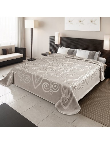 ΚΟΥΒΕΡΤΑ ΙΣΠΑΝΙΑΣ ΥΠΕΡΔΙΠΛΗ 220Χ240 BELPLA STER 516 TAUPE(55)