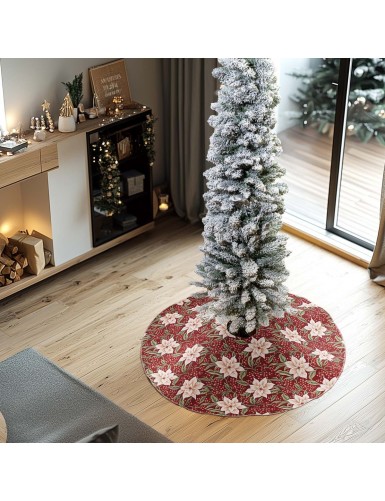 Beauty Home ΠΟΔΙΑ ΔΕΝΤΡΟΥ 90 CM ΣΤΟΦΑ ΑΛΕΞΑΝΔΡΙΝΟ