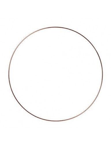Beauty Home ΜΕΤΑΛΛΙΚΟΣ ΚΥΚΛΟΣ ΡΟΖ ΧΡΥΣΟ 40 CM