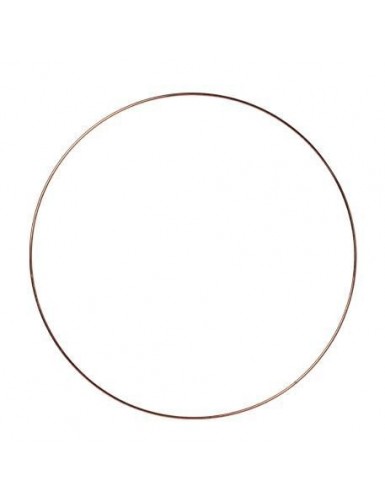 Beauty Home ΜΕΤΑΛΛΙΚΟΣ ΚΥΚΛΟΣ ΡΟΖ ΧΡΥΣΟ 40 CM