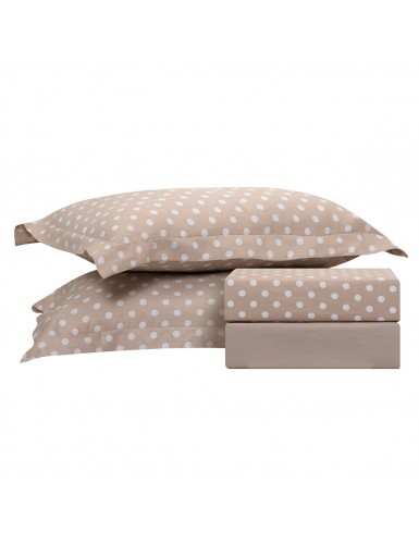 Beauty Home Σετ παπλωματοθήκη μονή Art 10101 Fancy 170×250 Μπεζ
