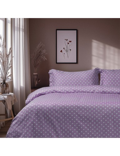 Beauty Home Σετ παπλωματοθήκη μονή Art 10101 Fancy 170×250 Λιλά