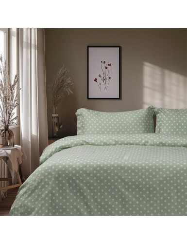 Beauty Home Σετ παπλωματοθήκη μονή Art 10101 Fancy 170×250 Μέντα