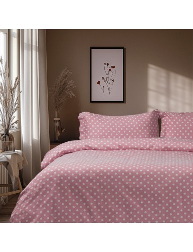 Beauty Home Σετ παπλωματοθήκη μονή Art 10101 Fancy 170×250 Ροζ