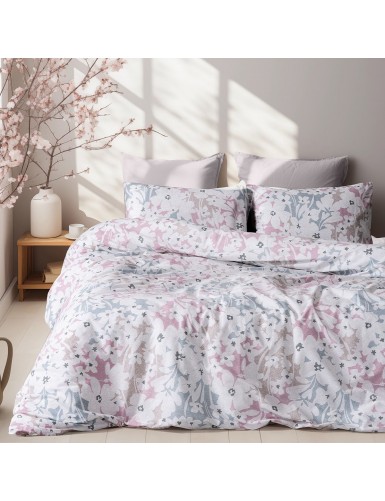 Beauty Home Ζεύγος μαξιλαροθήκες Ninet Art 12252 52x72 Γκρι,Ροζ