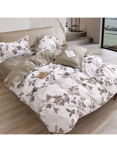Beauty Home Σετ πάπλωμα υπέρδιπλο Art 12275 Alcestis 220x240 Μόκα