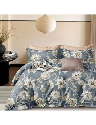 Beauty Home Σετ πάπλωμα υπέρδιπλο Art 12279 Athina 220x240 Γκρι