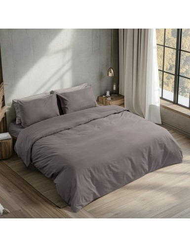 Beauty Home Σεντόνι μονό με λάστιχο Prime Art 1230 105x200+35 Ανθρακί