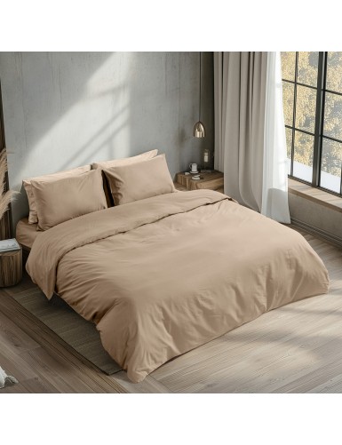Beauty Home Σεντόνι ημίδιπλο με λάστιχο Prime Art 1230 125x200+35 Μπεζ