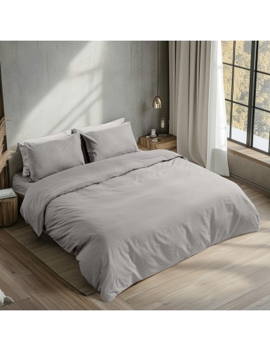 Beauty Home Σεντόνι μονό με λάστιχο Prime Art 1230 105x200+35 Γκρι