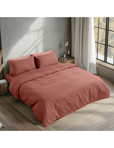 Beauty Home Σεντόνι ημίδιπλο με λάστιχο Prime Art 1230 125x200+35 Σάπιο μήλο