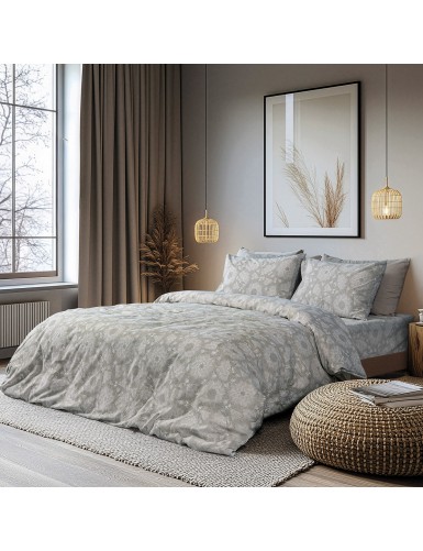Beauty Home Ζεύγος μαξιλαροθήκες Moments Art 12567 51x73 Λαδί,Γκρι