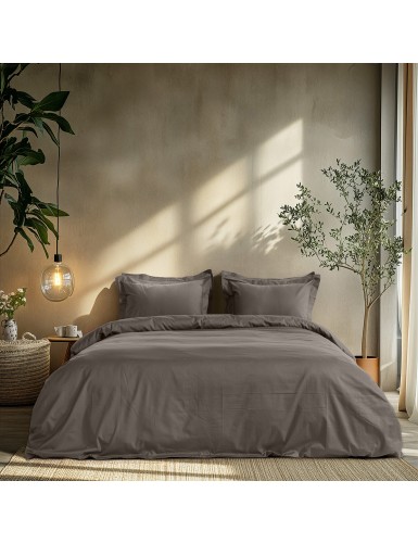 Beauty Home Σετ παπλωματοθήκη μονή Art 1700 Harmony 170x250 Γκρι