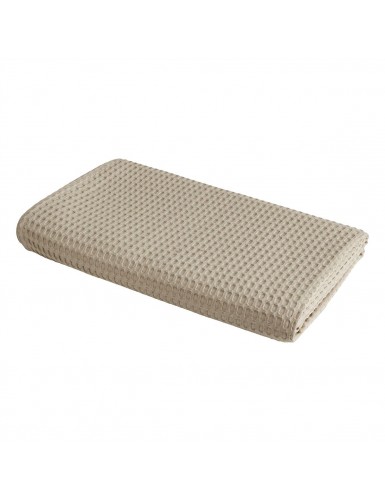 Beauty Home Πικέ υπέρδιπλη waffle Art 1990 Sand 230x240 Μπεζ