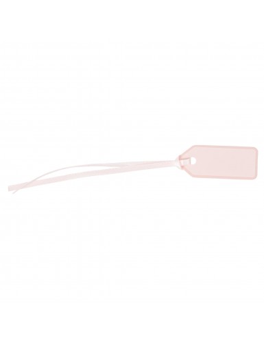 Beauty Home 10 Ετικέτες Χάρτινες με κορδέλα – Ροζ 5 x 2 cm