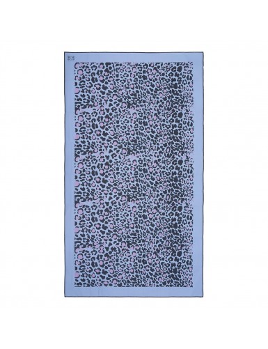 Beauty Home Πετσέτα θαλάσσης διπλής όψης Microfiber Art 2255 90x160 Λιλά