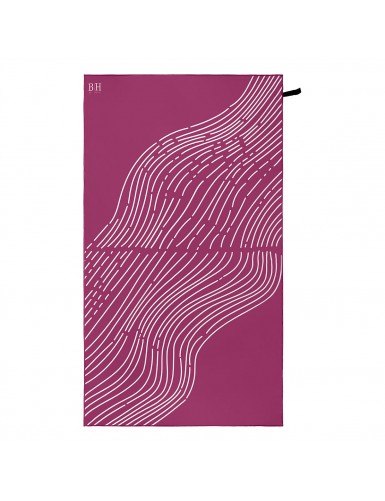 Beauty Home Πετσέτα θαλάσσης διπλής όψης Microfiber 200gsm Art 2291 90x160 Μωβ