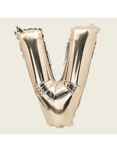 Beauty Home ΜΠΑΛΟΝΙ ΓΡΑΜΜΑ “V” 36cm-ΧΡΥΣΟ