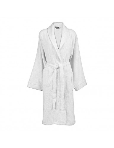Beauty Home Μπουρνούζι με γιακά Art 3091 L-XL Λευκό