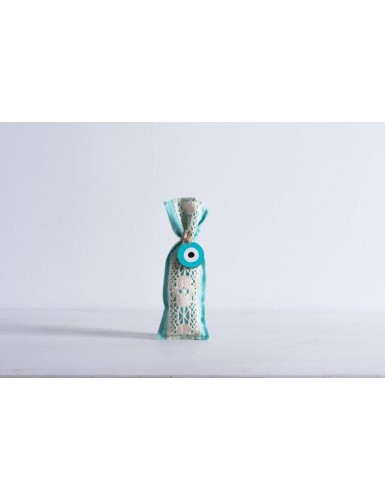 Beauty Home ΠΟΥΓΚΙ ΜΕ ΔΑΝΤΕΛΑ 6 x 19 cm ΛΕΥΚΟ / ΕΚΡΟΥ