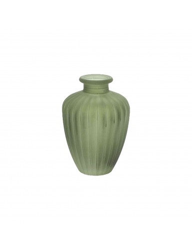 Beauty Home Βάζο γυάλινο Jeanne – Λαδί Ø7,5×10,5cm – 180ml