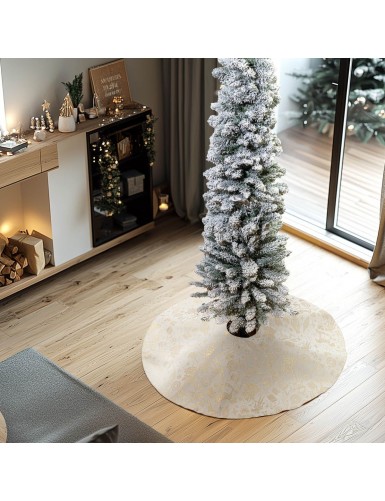 Beauty Home ΠΟΔΙΑ ΔΕΝΤΡΟΥ 90 CM ΖΑΚΑΡ ΚΑΡΥΟΘΡΑΥΣΤΗΣ ΜΕ ΧΡΥΣΟ ΛΟΥΡΕΞ