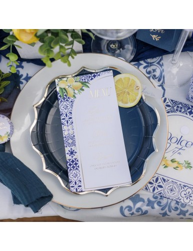 Beauty Home 20 Χαρτοπετσέτες κοκτέιλ φέτα λεμονιού