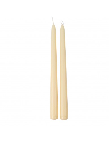 Beauty Home 2 Κεριά – Απαλό Κίτρινο Ø2,2 x 25 cm