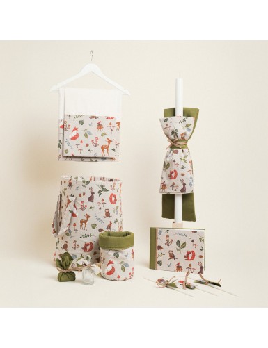 Beauty Home ΣΕΤ ΒΑΠΤΙΣΗΣ FOREST WOOD ANIMALS
