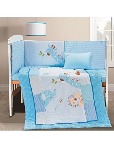 Beauty Home Σετ προίκας Great adventure Art 5105 Σετ 4τμχ Λευκό,Γαλάζιο