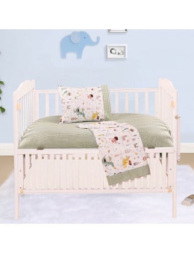 Beauty Home Σετ σεντόνια βρεφικά Art 5175 120x160 Πράσινο