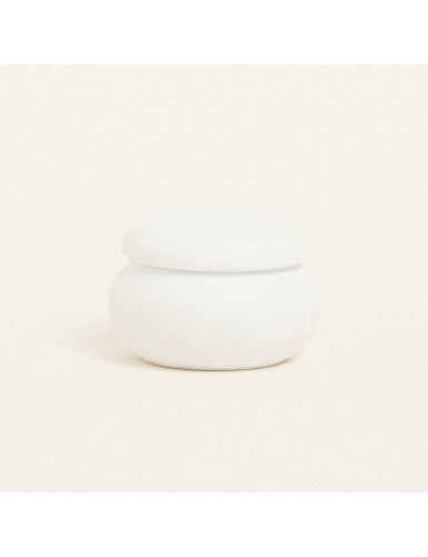 Beauty Home ΚΕΡΑΜΙΚΗ ΜΠΙΖΟΥΤΙΕΡΑ ΜΑΚΑΡΟΝ 6,5 x 5 cm ΛΕΥΚΟ