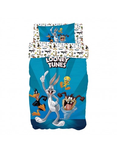 Beauty Home Σετ κουβερλί μονό Art 6188 Looney Tunes 160x240 Μπλε