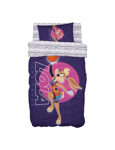 Beauty Home Σετ κουβερλί μονό Art 6193 Space Jam Lola 160x240 Εμπριμέ