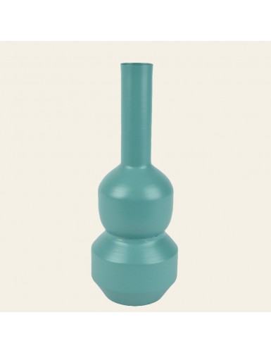 Beauty Home Μεταλλικό Βάζο Sage Green 12 x 34 cm