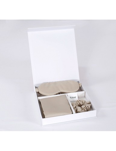 Beauty Home Σετ ομορφιάς ύπνου 3τμχ Art 7008 100% Tencel - Μπεζ