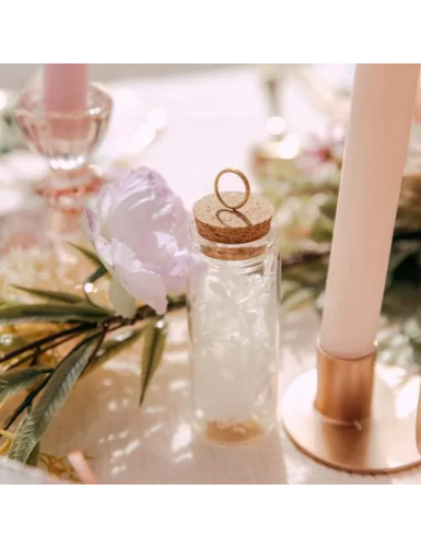 Beauty Home ΓΥΑΛΙΝΟΣ ΣΩΛΗΝΑΣ ΜΕ ΑΠΟΞΗΡΑΜΕΝΗ ΟΡΤΑΝΣΙΑ ΕΚΡΟΥ 3,7 x 9 cm