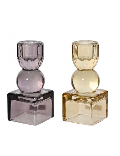 Beauty Home Γυάλινο κηροπήγιο 5 cm x 11cm