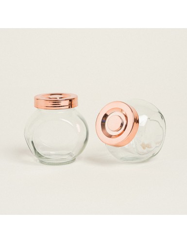Beauty Home ΒΑΖΑΚΙ ΜΕ ΚΑΠΑΚΙ ΡΟΖ ΧΡΥΣΟ 8x8x5,5cm – 180ml