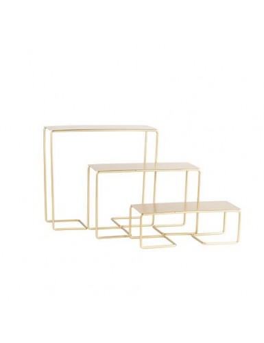Beauty Home 3 ΜΕΤΑΛΛΙΚΕΣ ΒΑΣΕΙΣ ΠΑΡΟΥΣΙΑΣΗΣ 27×29,5x10cm / 18×28,5x10cm / 9x27x10cm
