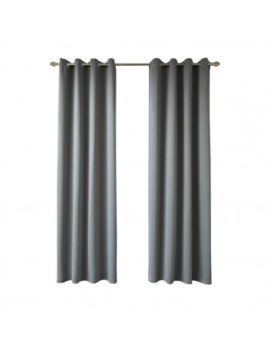 Beauty Home Κουρτίνα Blackout σκίασης με 8 κρίκους Art Ideal 8400 140x270 Ανθρακίτης