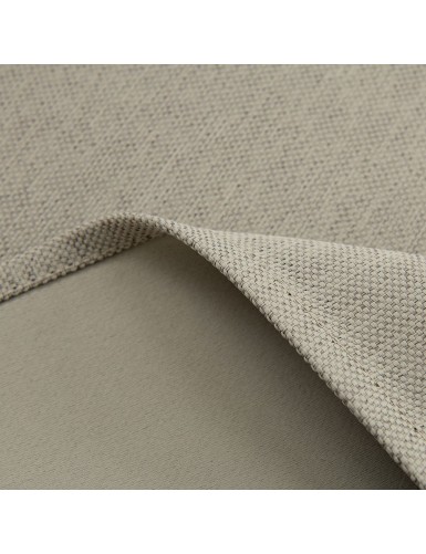 Beauty Home Κουρτίνα Blackout Jacquard σκίασης με 8 μεταλλικούς κρίκους Glare Art 8444 140x270 Άμμου